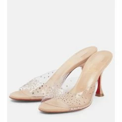 Christian Louboutin Nudes Degramule Embellished Mules 8 Christian Louboutin Nudes Degramule Embellished Mules -Christian Louboutin Sales unnamed file 965