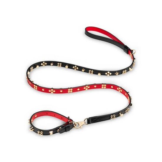 Christian Louboutin Loubicollar XS Embellished Leather Dog Collar 2 Christian Louboutin Loubicollar XS Embellished Leather Dog Collar - Image 2