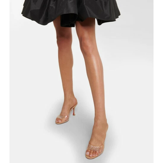 Christian Louboutin Nudes Degramule Embellished Mules 3 Christian Louboutin Nudes Degramule Embellished Mules - Image 3